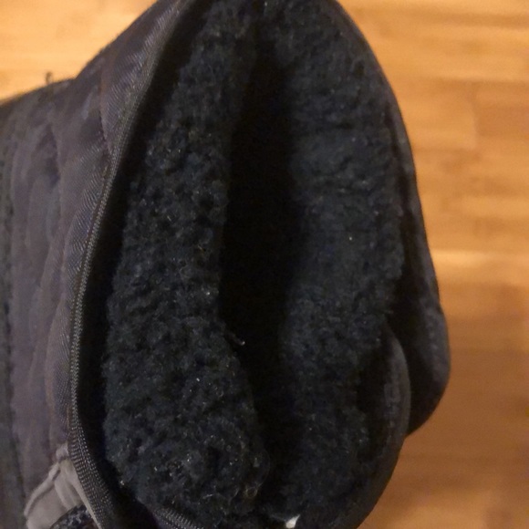 Eddie Bauer Vintage Black, Quilted Waterproof Lined Snow Duck Boots Size 10 - Picture 9 of 11